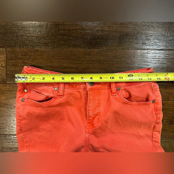 Liverpool Dark Coral Crop Skinny Jeans -size 6 - Picture 3 of 7